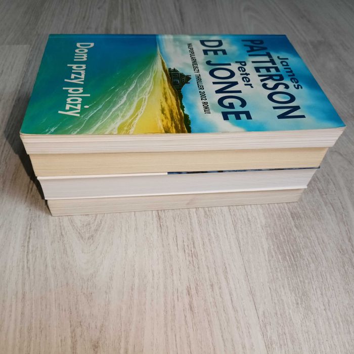 4x James Patterson Ratownik Drugi miesiąc miodowy Dom przy plaży