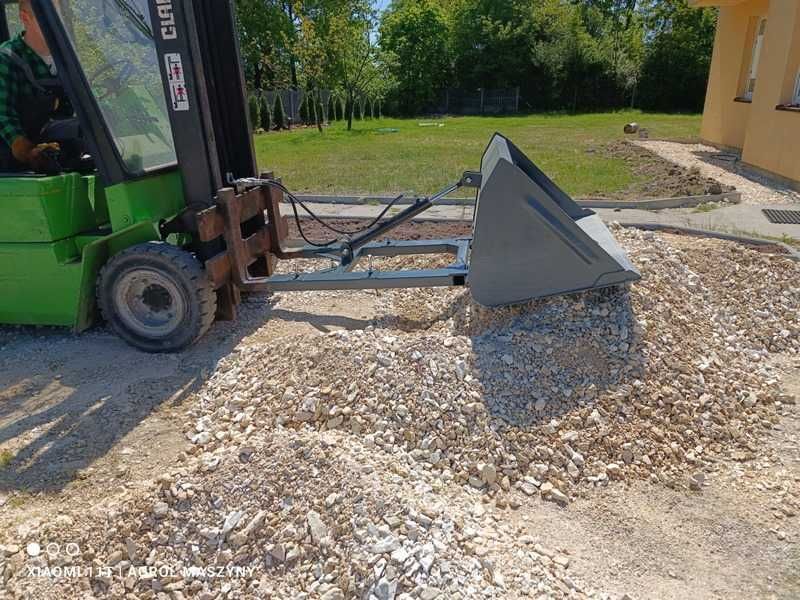 Łyżka 1.2m Do Wózka Widłowego Hydrauliczna. Dostawa Raty Vat