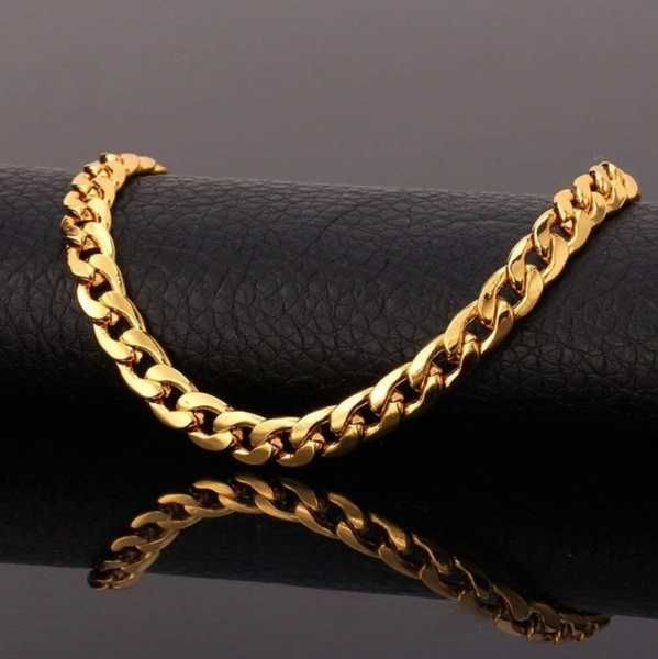 Pulseira banho de Cubano tamanho 1,2MM