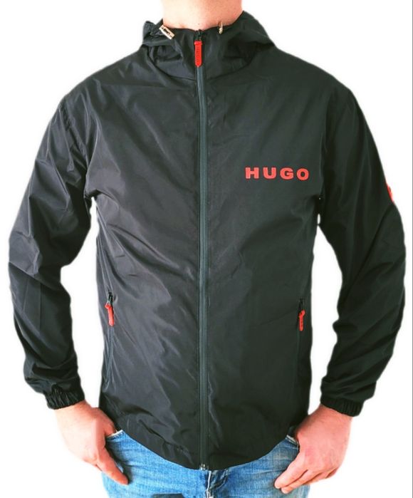 Kurtka przciwdeszczowa Hugo Boss czarna