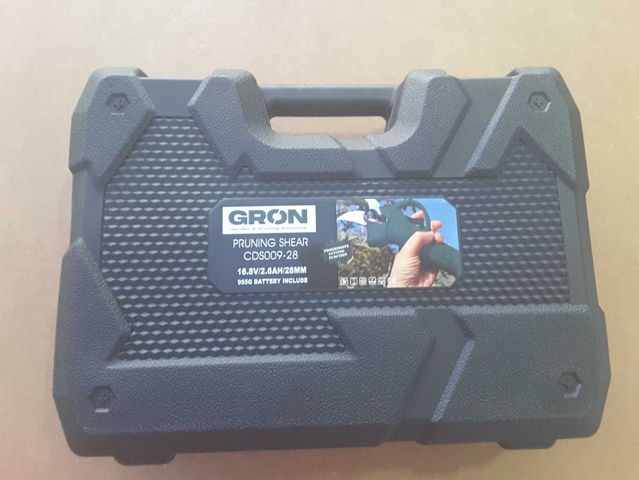 Tesoura elétrica Gron SDS 000 28 sem fio corte de 25 mm - 2 baterias