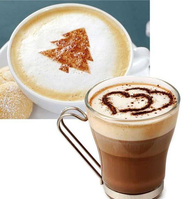 Udekoruj swoją kawe - szablony