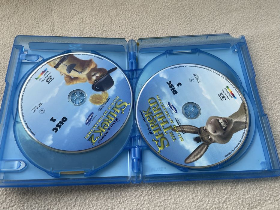 Shrek 1-4 bluray 3D Collection PL
