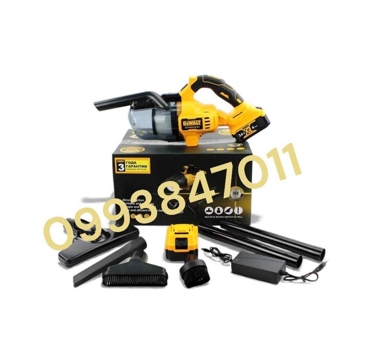 Акумуляторний Пилосос DeWalt DCV501LN-XJ з 2 акумуляторами 48V-6А