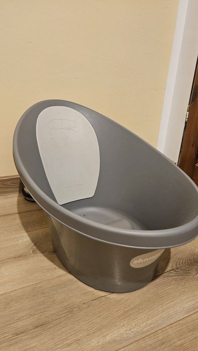 Wanna wanienka dla dzieci wiadro shnuggle szare