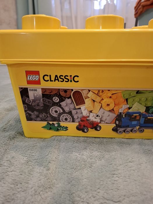 Lego mix box z klockami plus zbudowane zabawki z innych zestawów