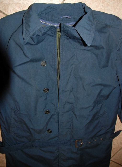 Płaszcz trencz męski z podpinką, SZPO im. Lewartowskiego PRL lata 70