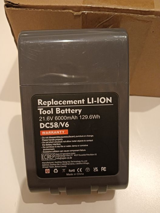 Zamiennik Akumulatora do odkurzacza Dyson V6