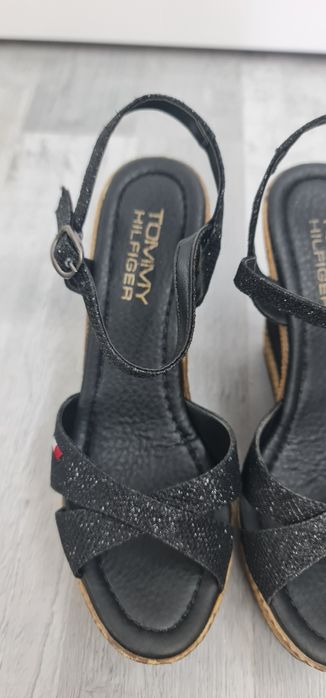 Nowe koturny sandałki Tommy Hilfiger rozm. 37