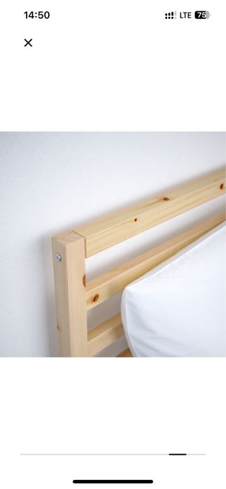 Rama łóżka Ikea Tarva 140x200