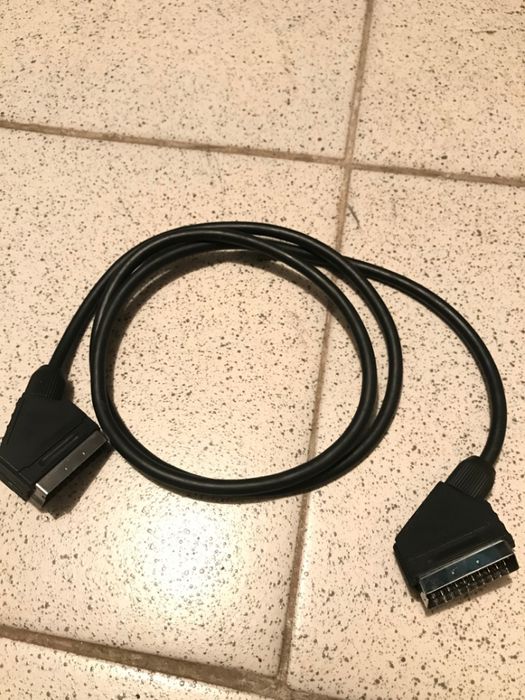 Видео-аудио кабель шнур Скарт - Скарт 1,2м формата RGB: 100 грн .