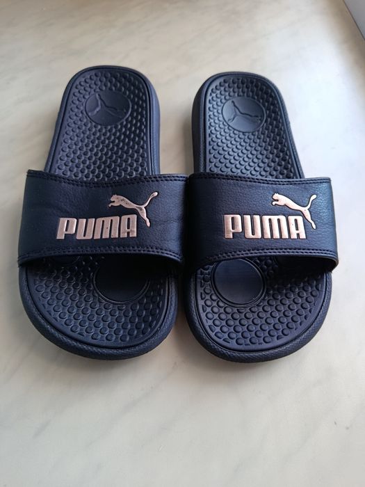 Шлепанцы PUMA оригинал женские 37.5 р (стелька 24 см) черные