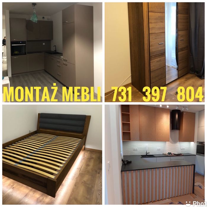 Montaz mebli, montaz listew przypodlogowych,cokolow, pranie mebli