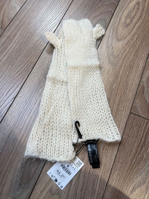 Набір мітенки і шарф ZARA шерсть альпаки ( лами )