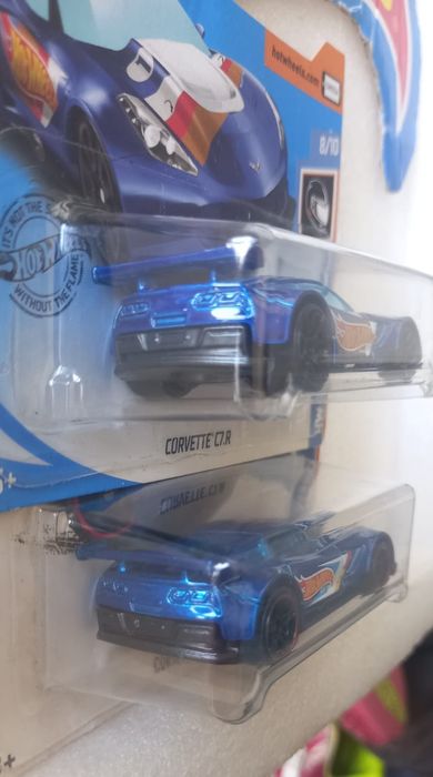 Conjunto 2 corvette c7.r hot wheels
