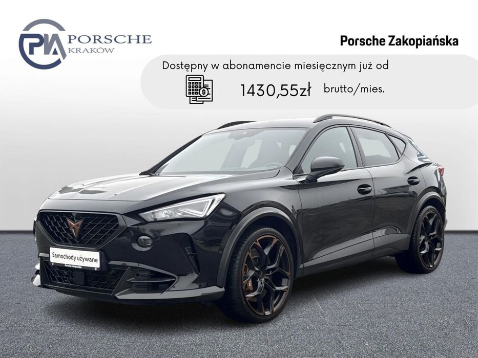 Cupra Formentor VZ5 2.5 TSI 390KM 4Drive DSG, Kamery 360, Beats Audi FV23%