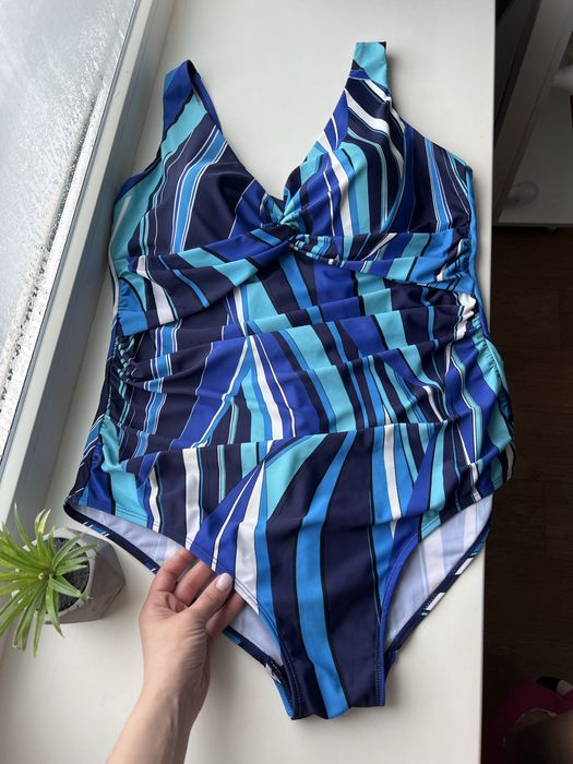 18 розмір батал 52 54 суцільний спільний злитний купальник