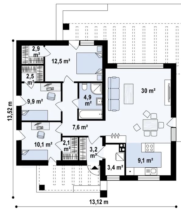 Dom Jednorodzinny spokojna okolica otoczona Lasem 95 M2