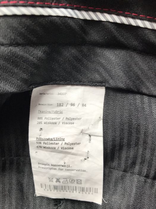 Czarny nowy garnitur Dino Salvani 182/96/84