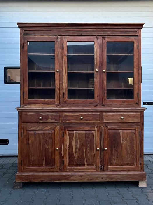 Piękny kredens kolonialny - super stan - palisander indyjski