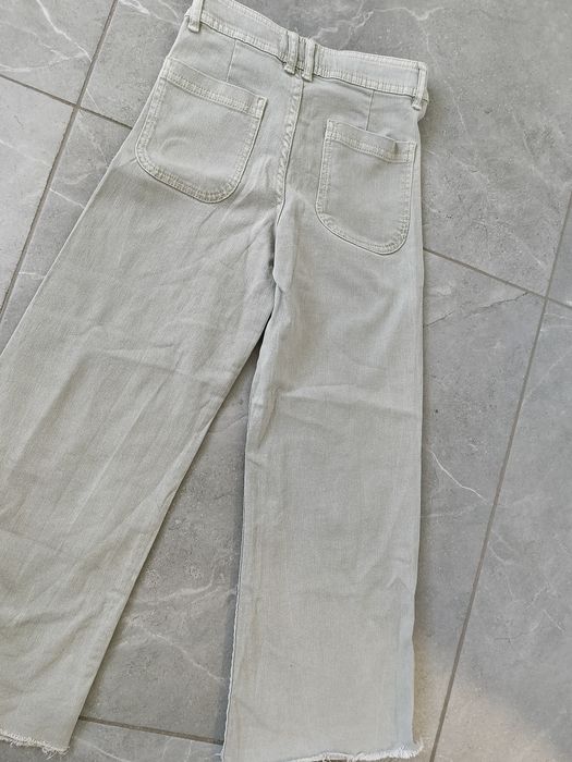 Прямі джинси Zara, з необробленим краєм, 128-134