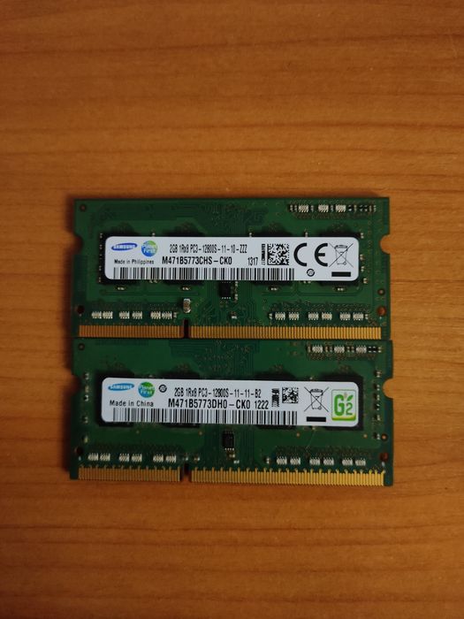 Пам'ять для ноутбуків Samsung 2 GB  DDR3 1600 MHz M471B5773DH0