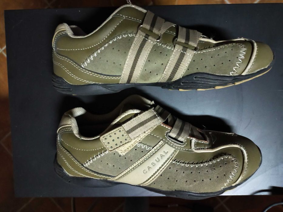 Sapatos Marca Casual Verdes Seco - Como Novos
