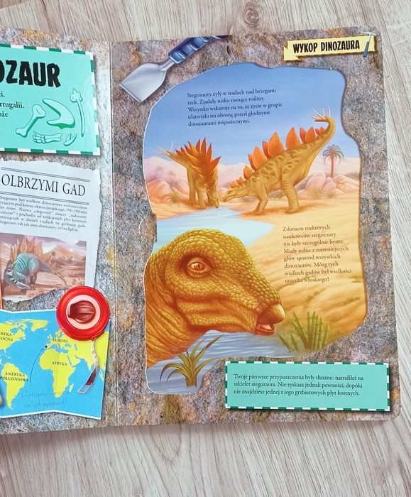Książki o dinozaurach, stegozaur