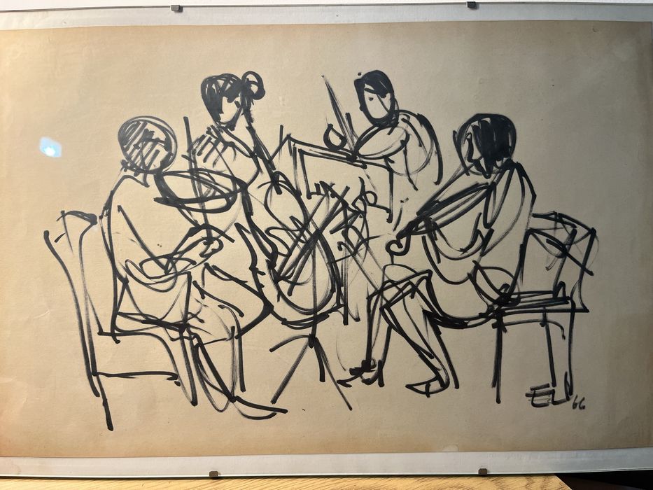 Ekspresyjne Rysunki Tuszem (1963 i 1966)