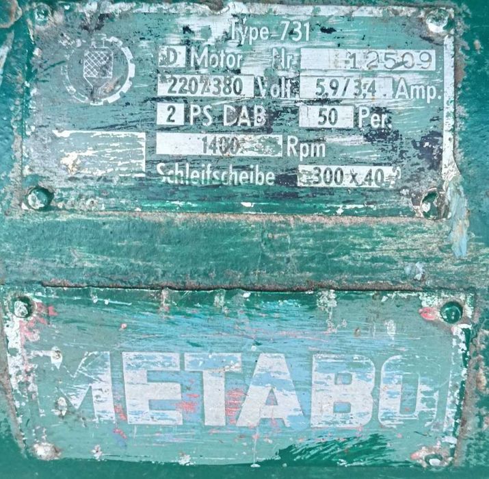 Szlifierka stołowa Przemysłowa Metabo
