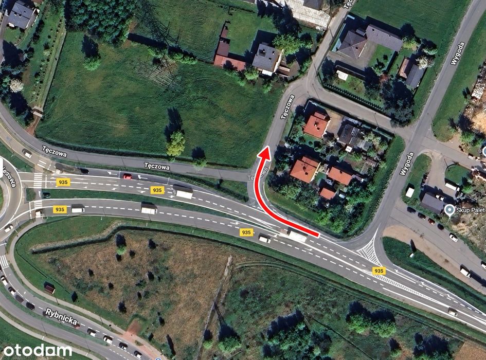 Działka Inwestycyjna Na Sprzedaż – Żory, Rondo Rowieńskie – 5 470 M² - Widok 2