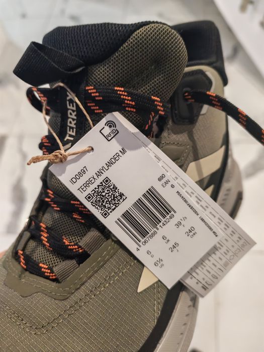 Buty turystyczne adidas TERREX Anylander Mid RAIN.RDY rozm. 39 1/3