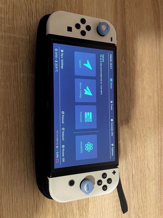 Nintendo Switch OLED - CFW HWFLY V6S - Analogi TMR + SD 512GB