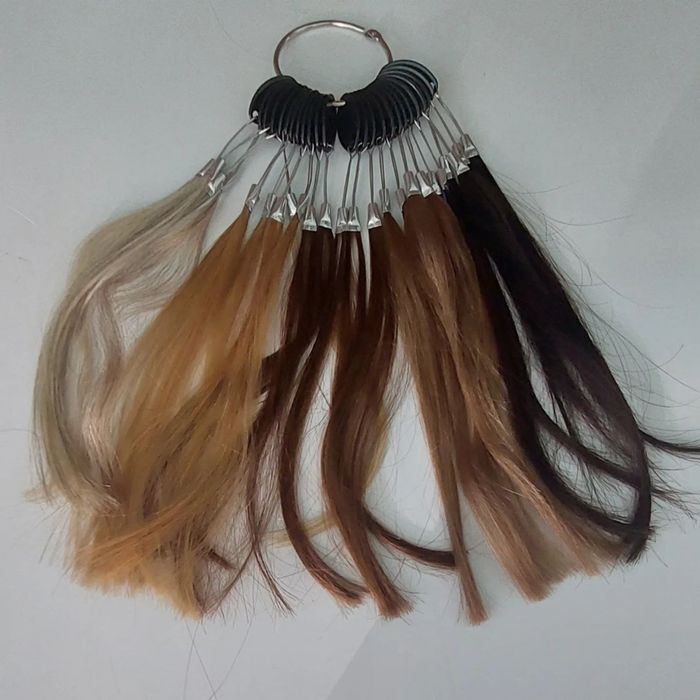 Натуральный волос тест пряди для окрашивания