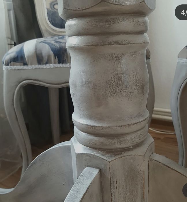 Stół okrągły stolik drewniany