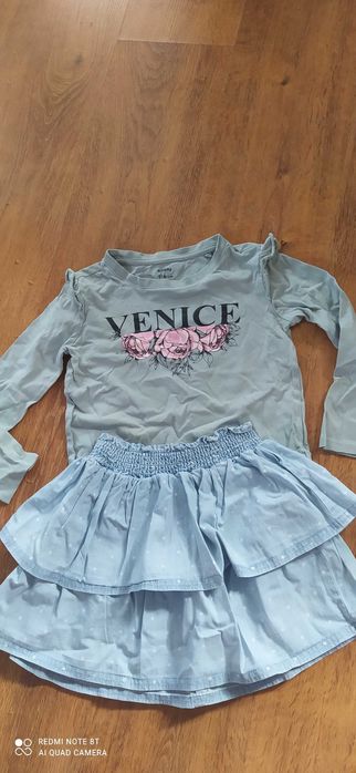 Zestaw spódniczka i bluzka sinsay 116 122