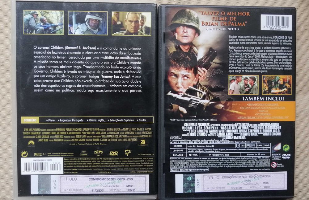 Corações de aço (Edição especial) Compromisso de honra Tommy Lee Jones