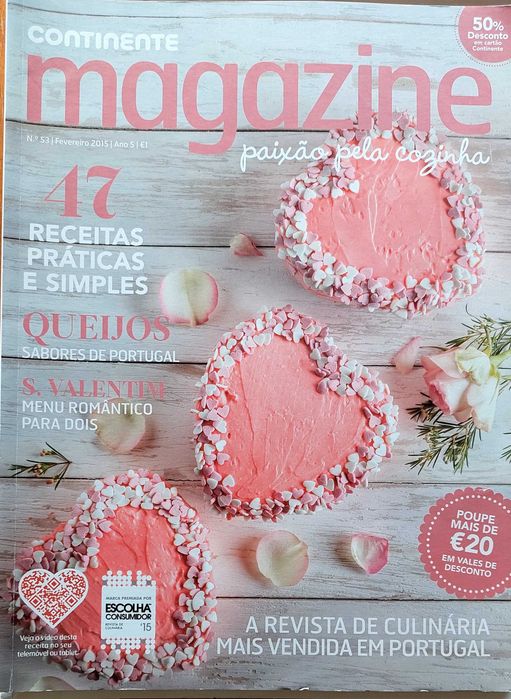 Conjunto de revistas de culinária