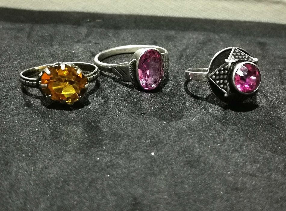 Перстень серебро СССР 875