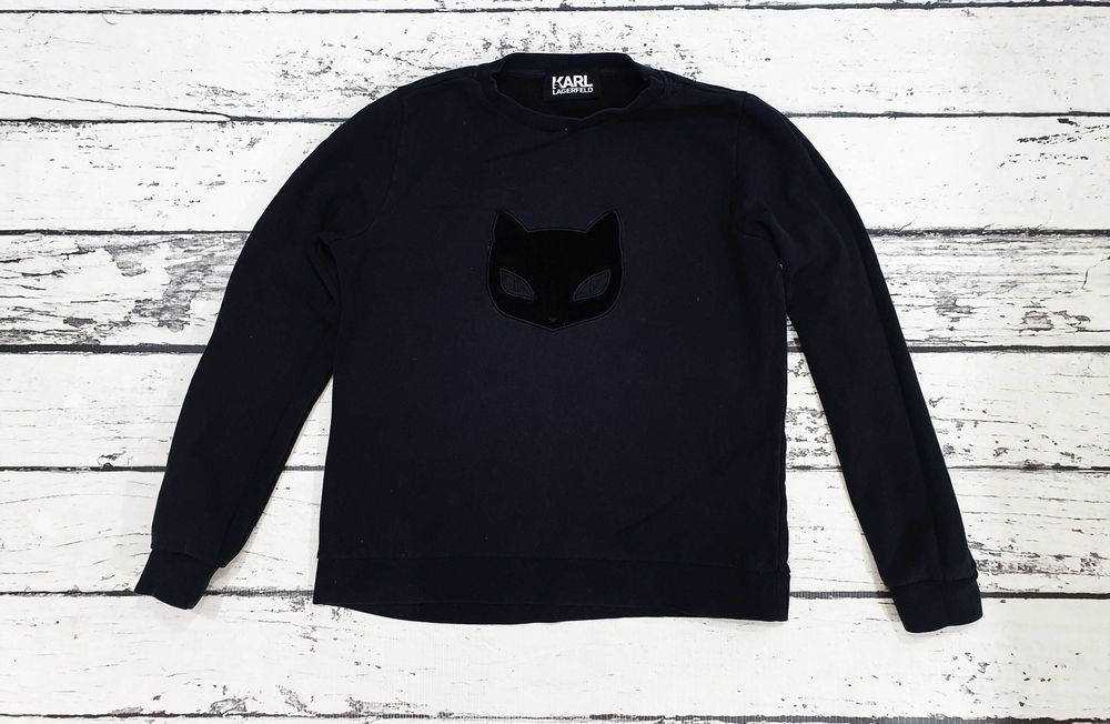 KARL LAGERFELD * bluza * damska * kot * logo * L
