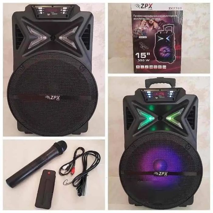 Колонка портативна з мікрофоном ZPX ZX 7781