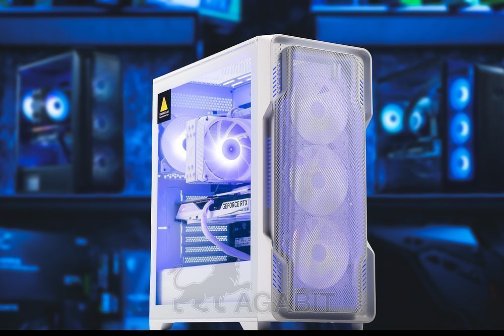 Біла Бебра! RTX 5060 Ti 16GB+Ryzen 5 7500F+DDR5 32GB+M.2 SSD 500GB –  Ігровий комп'ютер ПК для ігор геймерський игровой компьютер