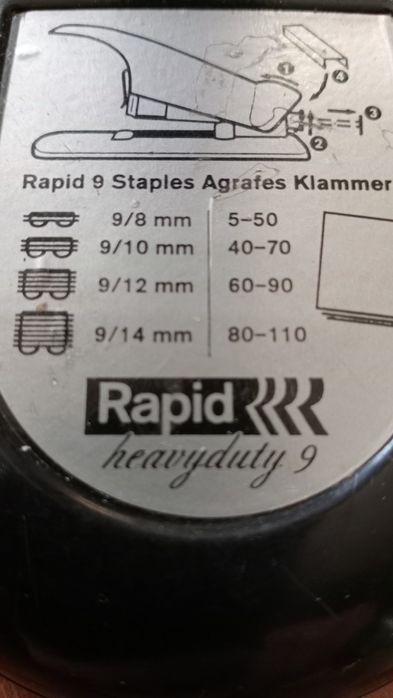 Agrafador Rapid Hd 9 branco