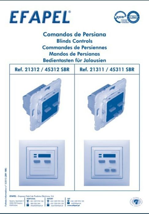 Comando estores efapel64729403216129121