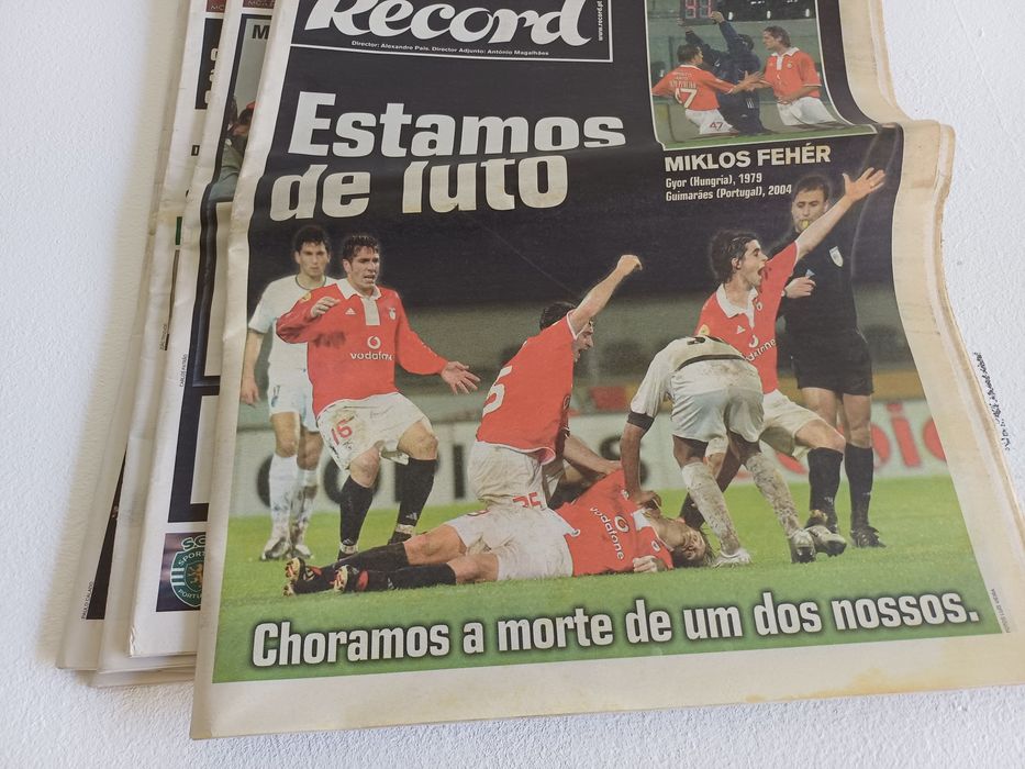 Lote 15 jornais - MIKLOS FEHÉR