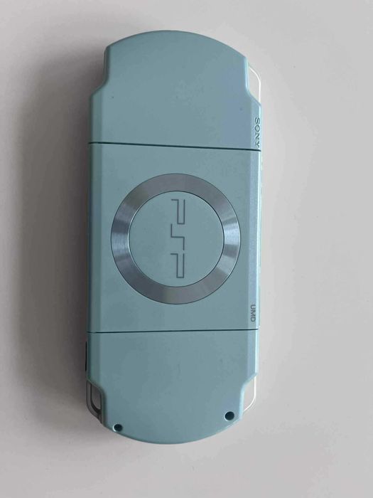 PSP 2000 Mint Green zielona, stan IDEALNY, org. ładowarka, adapter