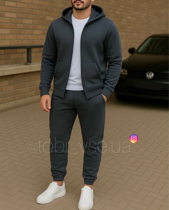 АКЦІЯ‼️ ТЕПЛИЙ Костюм на флісі Чоловічий/Мужской спортивный комплект
