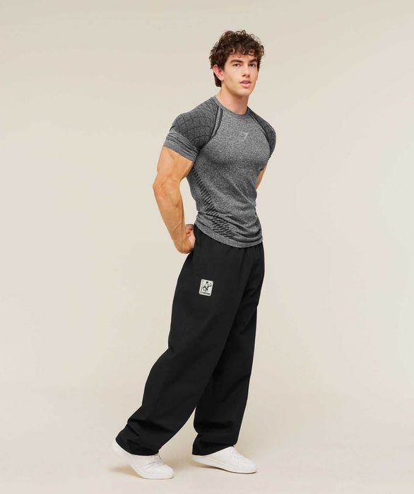 Лімітована Футболка Gymshark Devant Seamless Рашгард Джимшарк Ор — zdjęcie 4