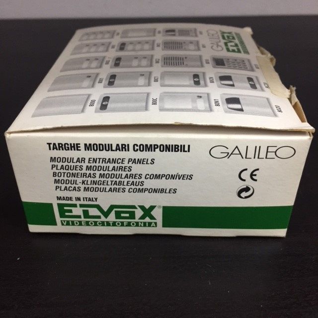 Módulo com botão e fechadura Elvox 80C164585160973697120