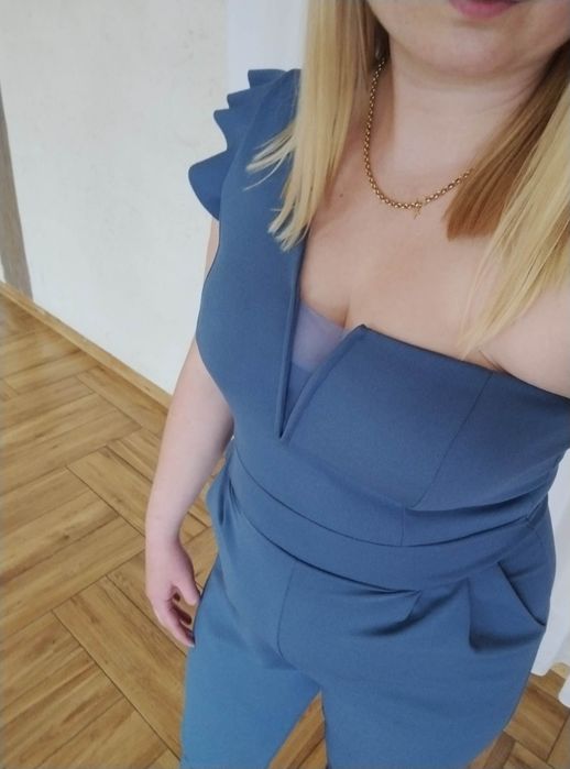 Kombinezon na jedno ramię rozmiar 42 z kieszeniami